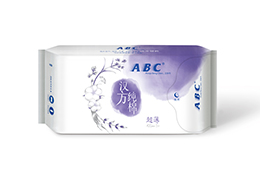 ABC420加長(zhǎng)夜用超薄漢方純棉衛(wèi)生巾3片