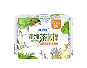 ABC親柔立圍日用輕透薄棉柔表層衛(wèi)生巾8片（含澳洲茶樹精華）